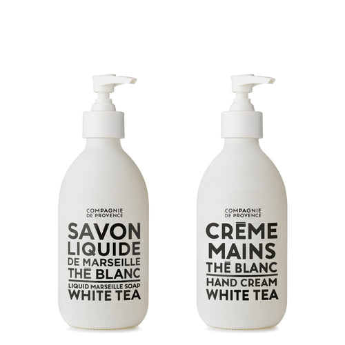 Liquid Marseille Soap & Hand Cream 10 fl. oz. - White Tea