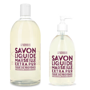 Liquid Marseille Soap & Refill Set - Fig of Provence