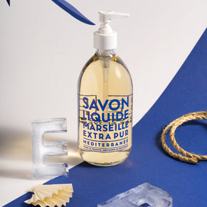 Liquid Marseille Soap & Refill Set - Mediterranean Sea