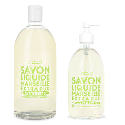 Liquid Marseille Soap & Refill Set - Fresh Verbena