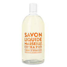 Load image into Gallery viewer, Liquid Marseille Soap Refill 33.8 fl. oz. - Orange Blossom