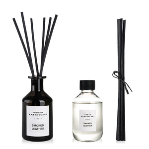 Smoked Leather Luxury Diffuser & Refill