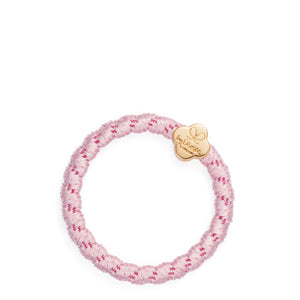 Woven Gold Quatrefoil - Soft Pink