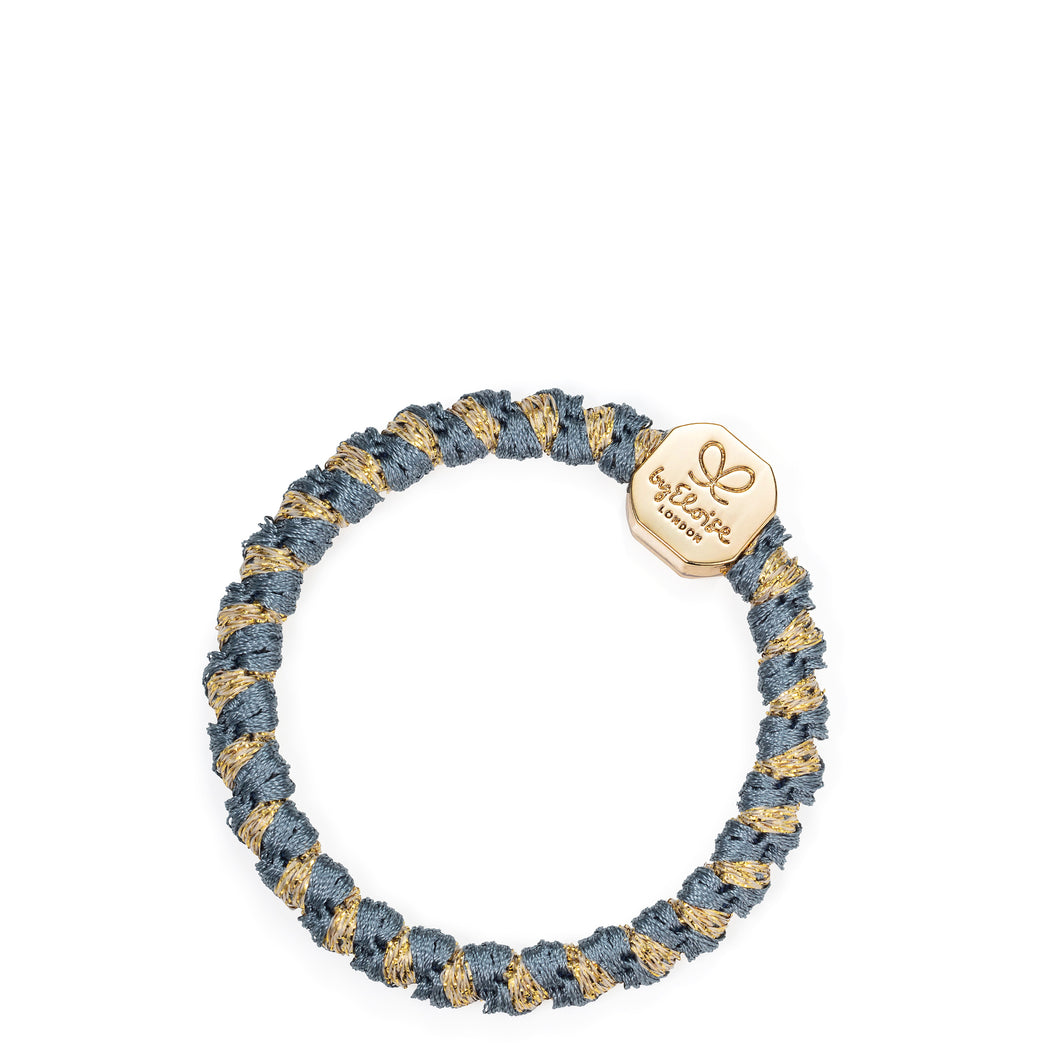 Woven Gold Nugget - Azure